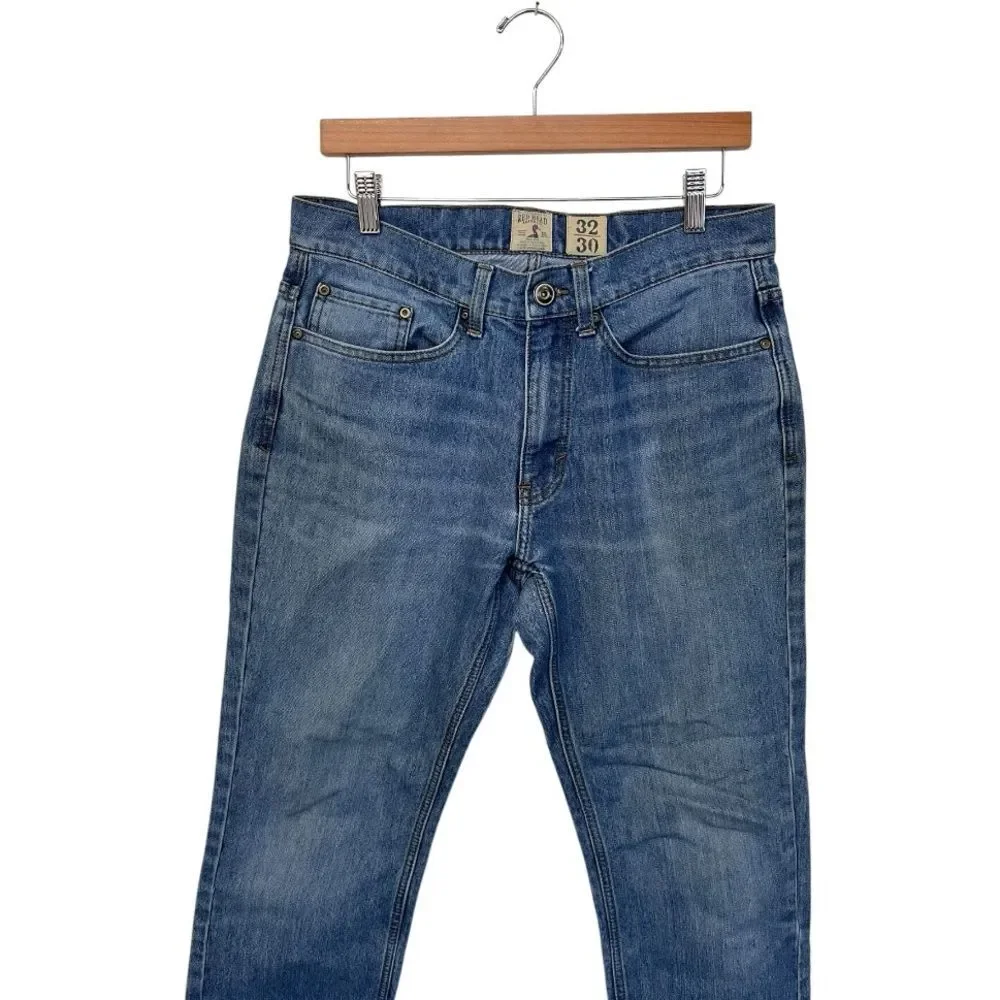 Redhead | Mens‎ Jeans Medium Wash Straight Leg Denim 32X30